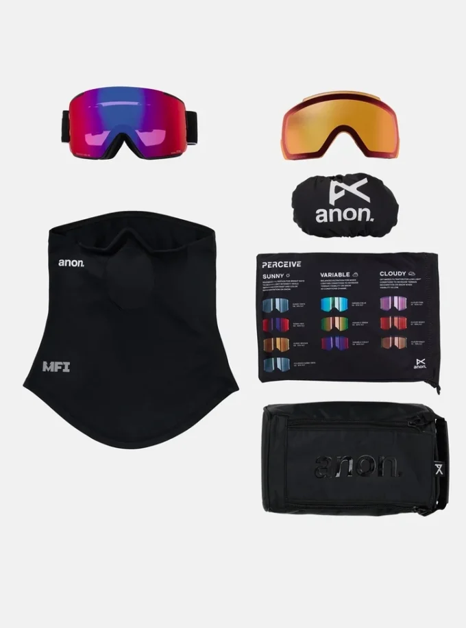 Anon M5 Goggles + Bonus Lens + MFI® Face Mask